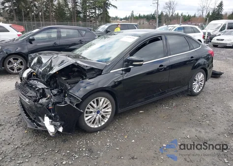 2017 Ford Focus Titanium from USA, damaged, VIN 1FADP3J27HL215051